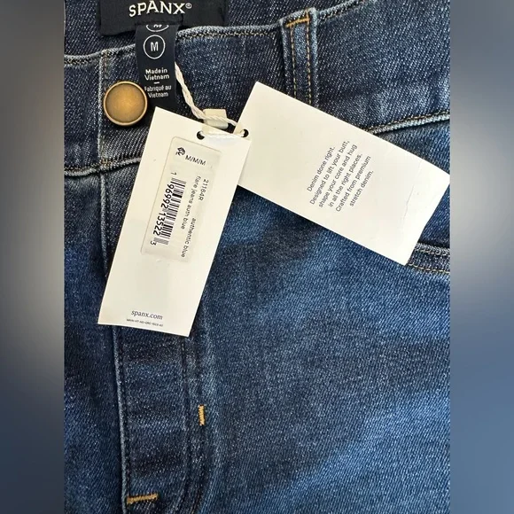 SPANX Flare Jeans Authentic Blue Medium - Picture 3 of 4
